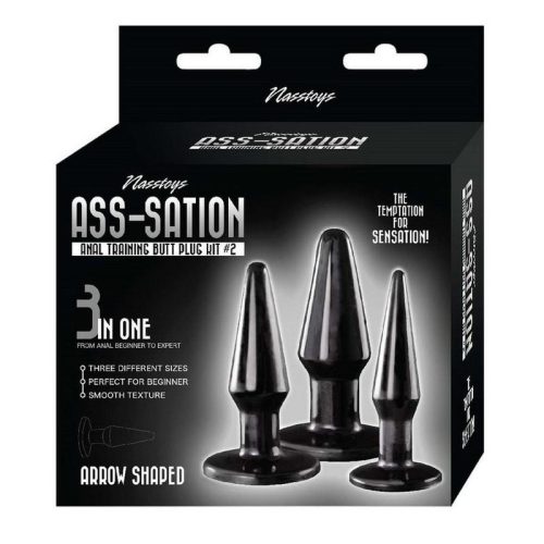 ass sation kit 2 anal trainer butt plug set 3 piece black eef6bf5b 1b87 4167 bf20 ba872c472cf0