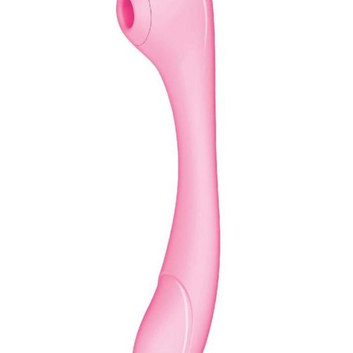 Blaze Bendable Suction Rechargeable Silicone Massager - Pink