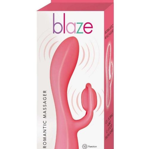 Blaze Romantic Rechargeable Silicone Vibrator - Red