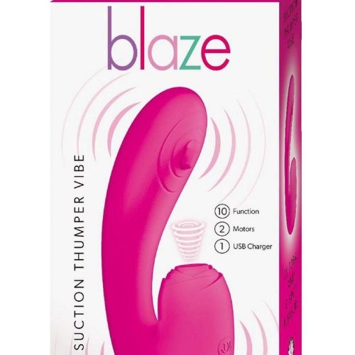 blaze suction thumper rechargeable silicone vibrator clitoral stimulator pink 17ebd1de 3db6 42f7 82fc db2bc4a2cb1a