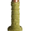 Creature Cocks Giant Swamp Monster Scaly Silicone Dildo - Black/Brown/Green