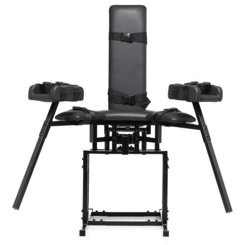 Master Series Leg Spreader Obedience Chair - Black